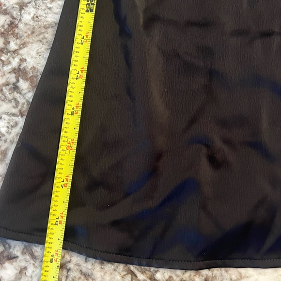 S Urban Outfitters Black Satin Strappy-Back Adjustable Party Evening Womens - Picture 4 of 9